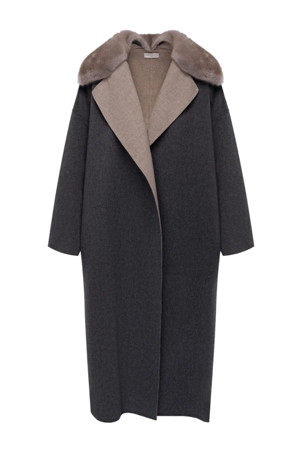 Bilancioni женские пальто серое женское купить с ценами и фото 139137 - фото 1