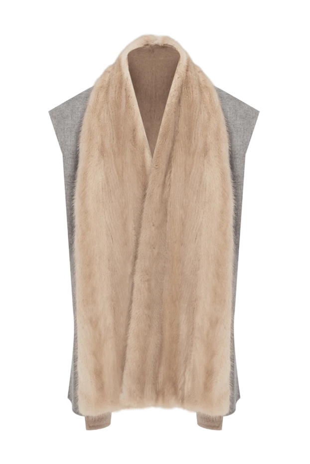 Bilancioni woman beige vest for women 139140 - photo 1