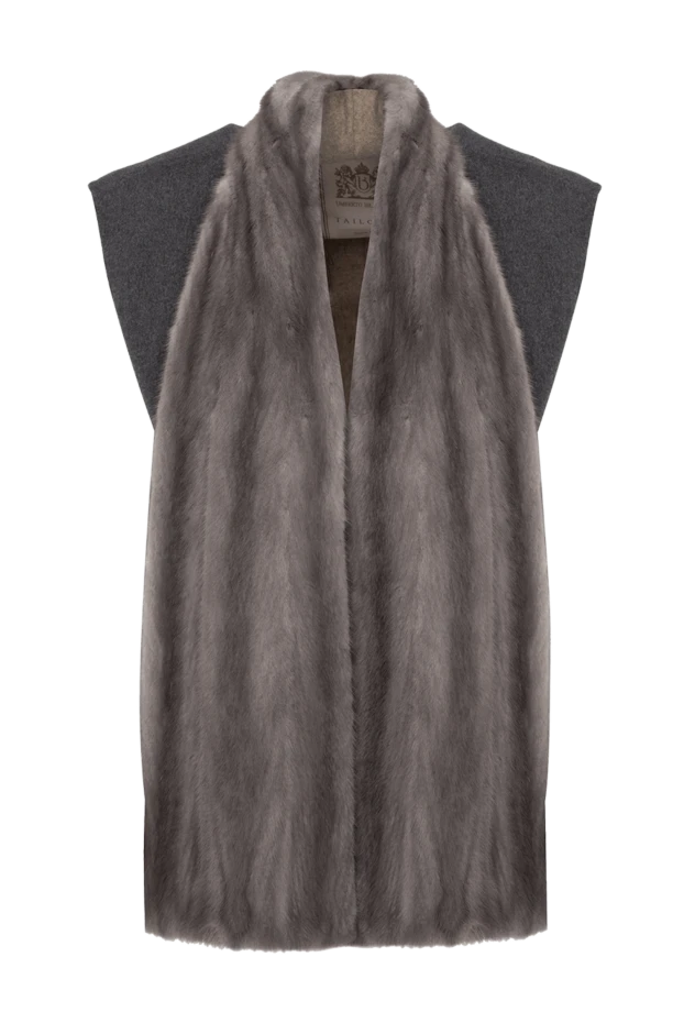 Bilancioni gray vest for women 139141 - photo 1