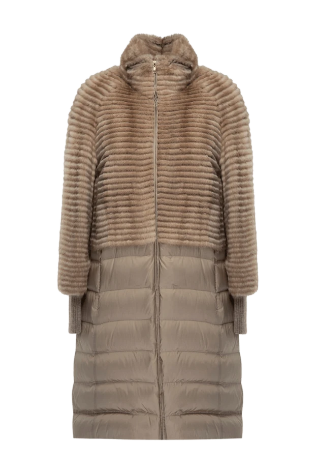 Bilancioni woman women's beige coat 139142 - photo 1