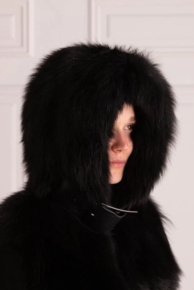 Ermanno Scervino woman black natural fur hat for women 139165 - photo 2