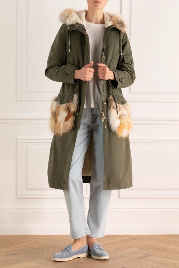 Ermanno Scervino woman green parka for women buy with prices and photos 139177 - photo 2