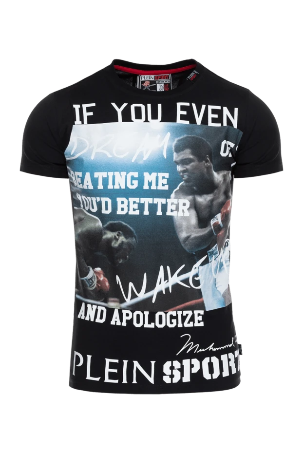 Philipp Plein мужские футболка из хлопка черная мужская купить с ценами и фото 139196 - фото 1