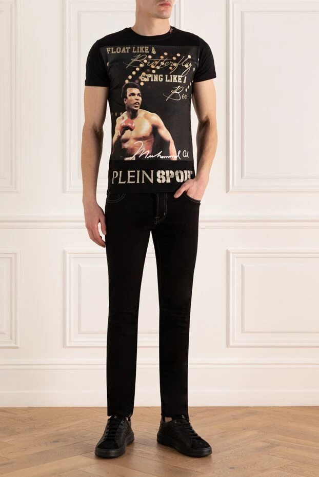 Philipp Plein чоловічі футболка з бавовни чорна чоловіча купити фото з цінами 139197 - фото 2
