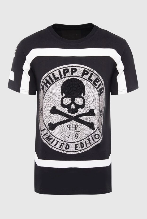 Philipp Plein man black cotton t-shirt for men buy with prices and photos 139217 - photo 1