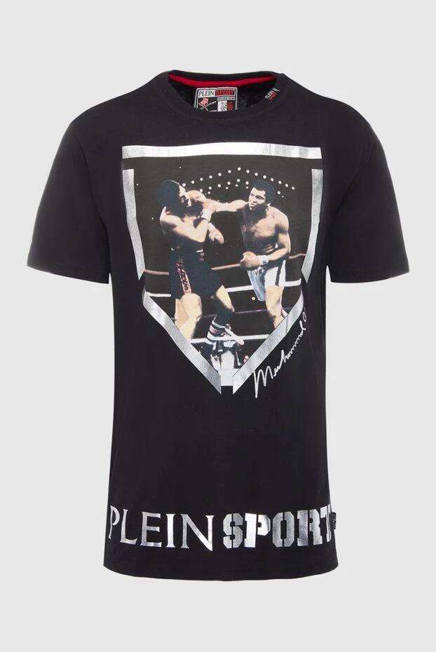 Philipp Plein мужские футболка из хлопка черная мужская купить с ценами и фото 139245 - фото 1