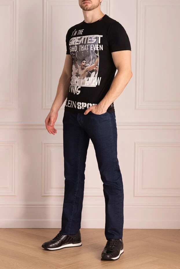 Philipp Plein man black cotton t-shirt for men 139249 - photo 2