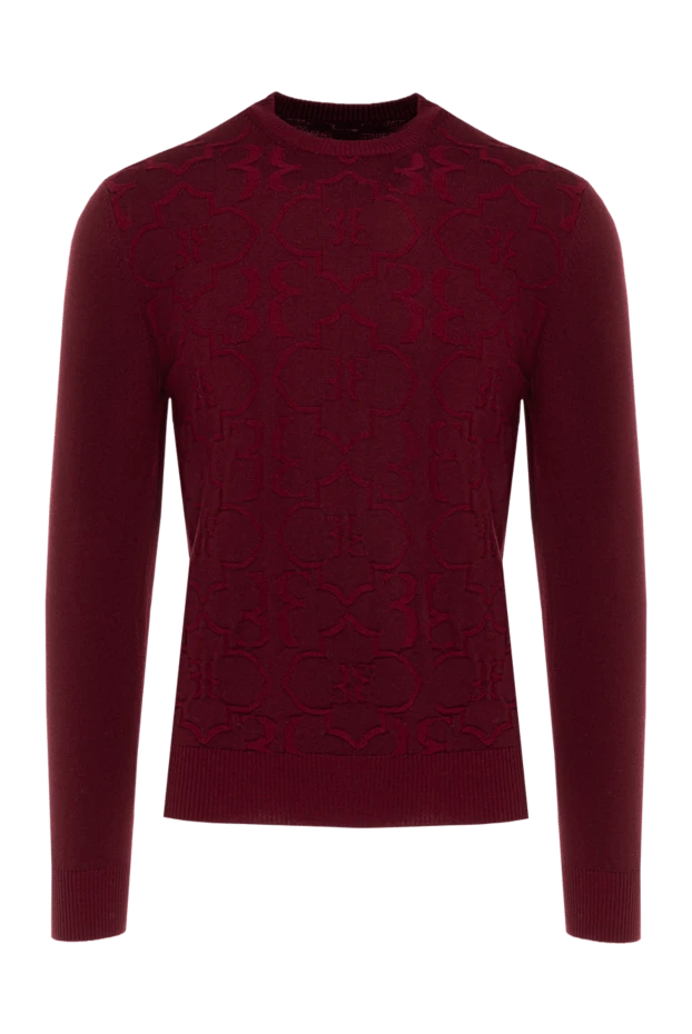 Billionaire burgundy wool jumper for men 139277 - photo 1