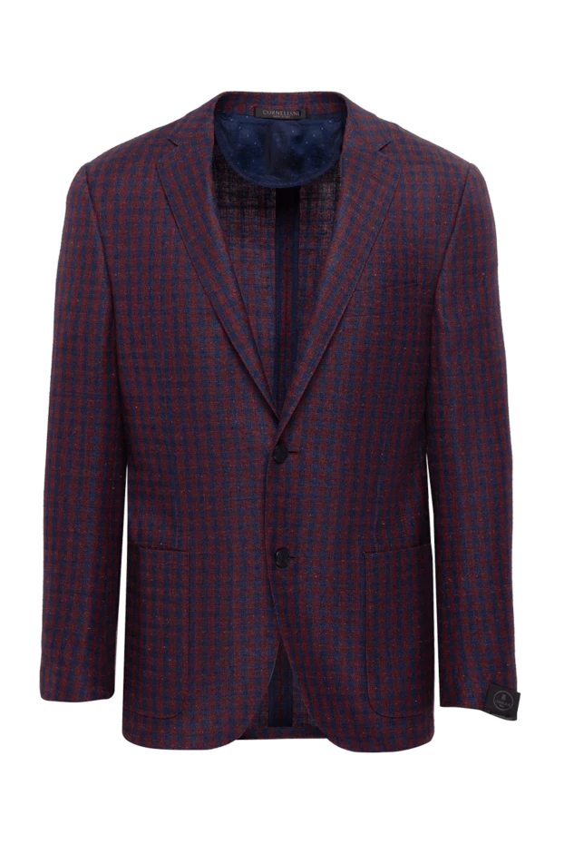 Corneliani мужские пиджак бордовый мужской купить с ценами и фото 139372 - фото 1
