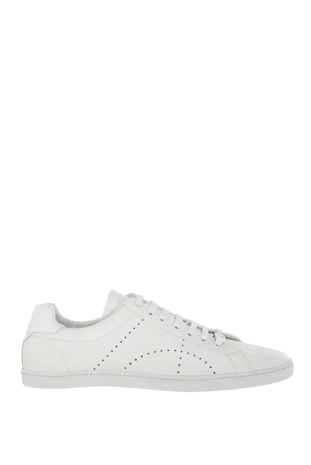 Corneliani man white leather sneakers for men 139433 - photo 1