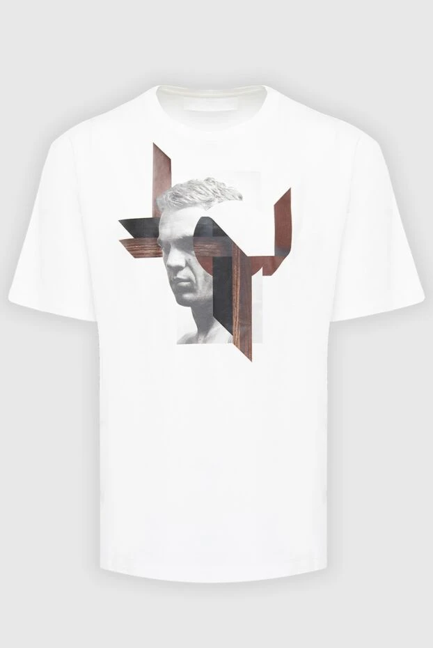 Neil Barrett man white cotton t-shirt for men buy with prices and photos 139487 - photo 1