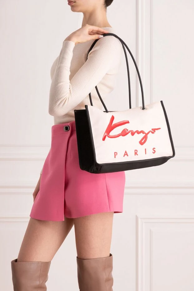 Kenzo women's pink bag with red logo 196901 - photo 2