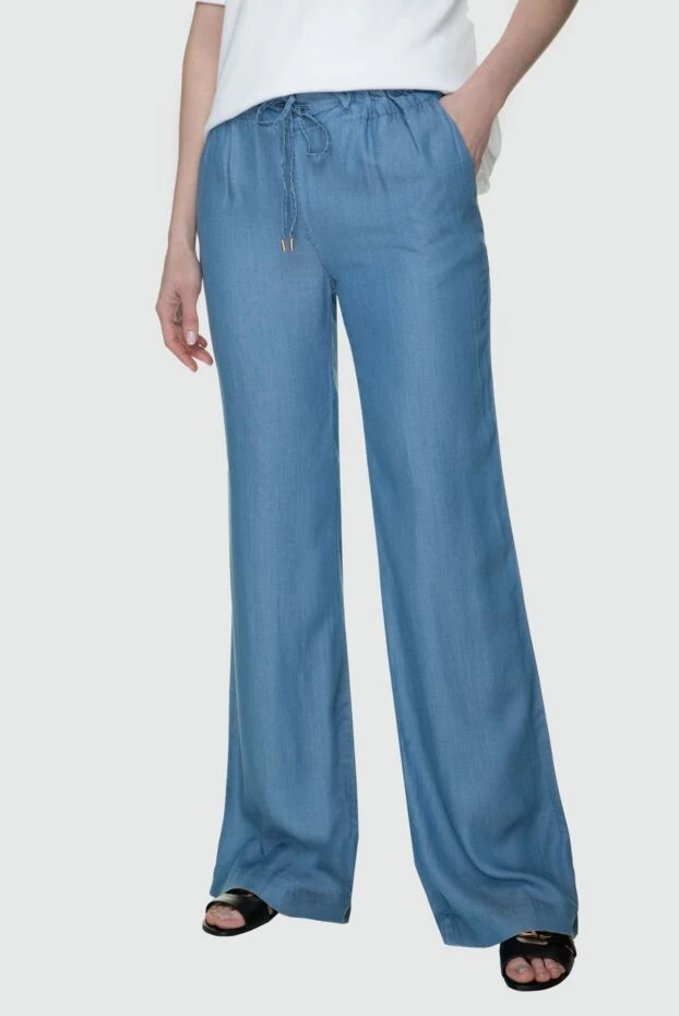 Michael Kors woman blue cotton jeans for women 139540 - photo 2