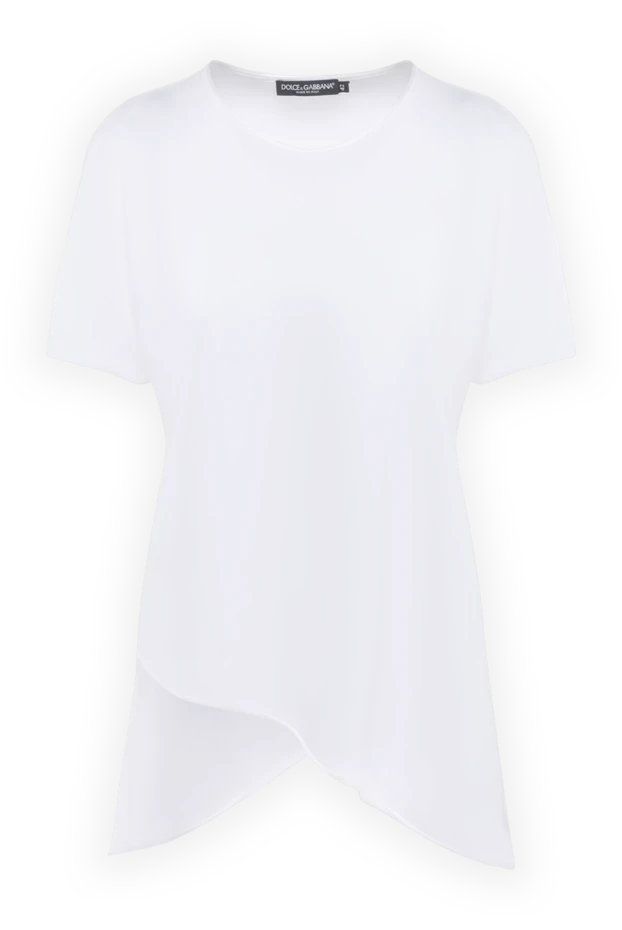 Dolce & Gabbana woman white cotton t-shirt for women buy with prices and photos 139611 - photo 1