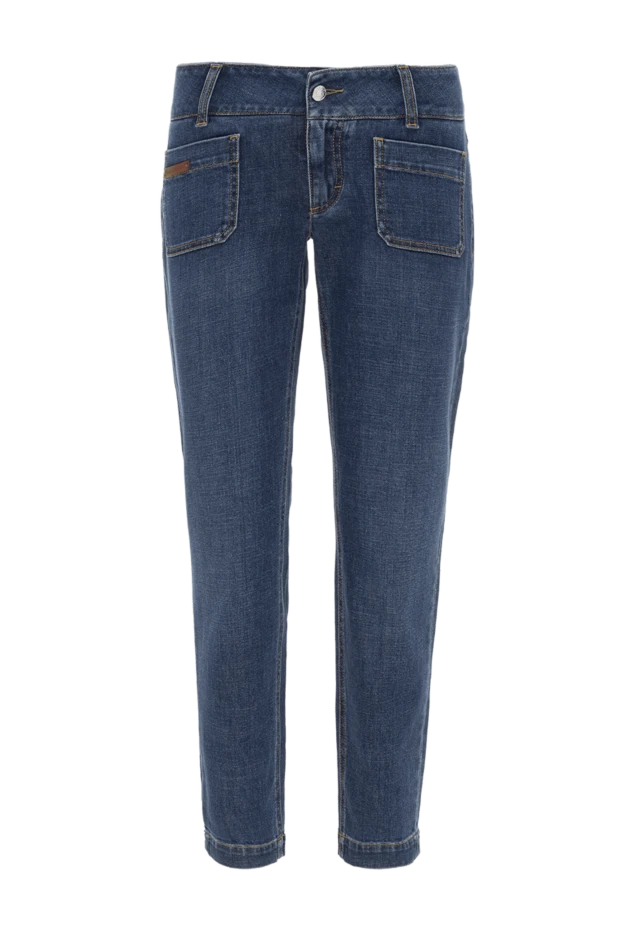 Dolce & Gabbana woman blue cotton jeans for women buy with prices and photos 139623 - photo 1