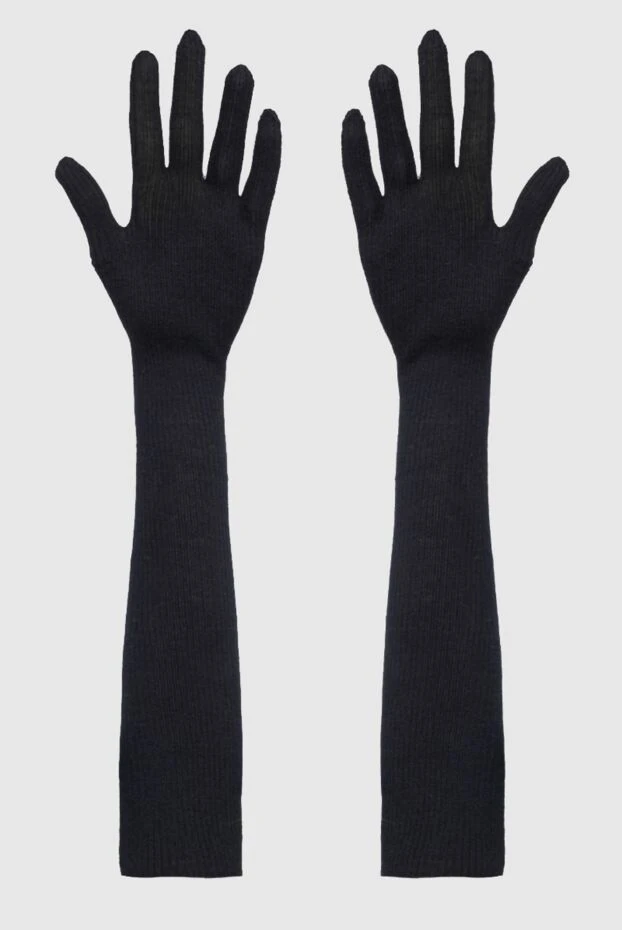 Dolce & Gabbana жіночі рукавички видовжені з вовни чорні жіночі купити фото з цінами 139626 - фото 2
