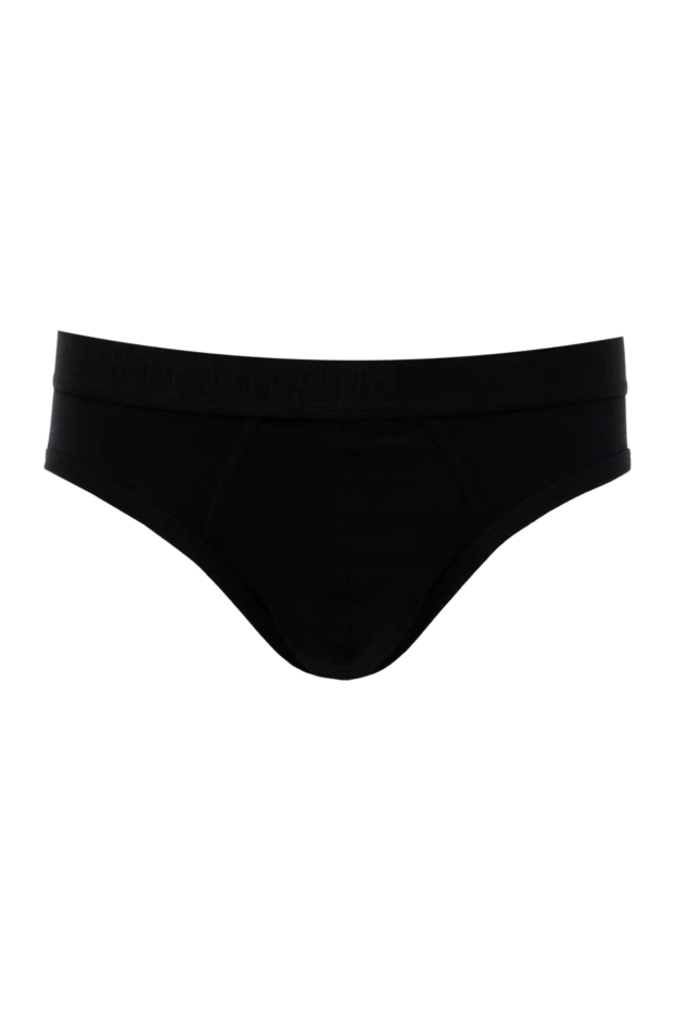 Ermenegildo Zegna man black men's briefs made of cotton and elastane buy with prices and photos 139738 - photo 1