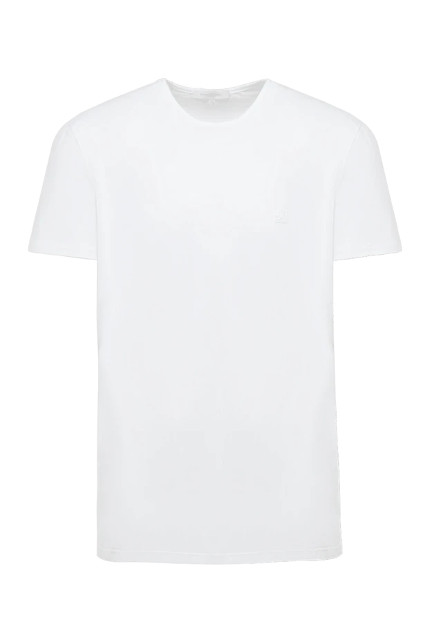Ermenegildo Zegna чоловічі футболка з бавовни та еластану біла чоловіча купити фото з цінами 139744 - фото 1
