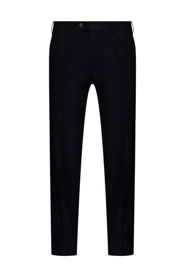 Bilancioni мужские брюки из шерсти синие мужские купить с ценами и фото 139747 - фото 1