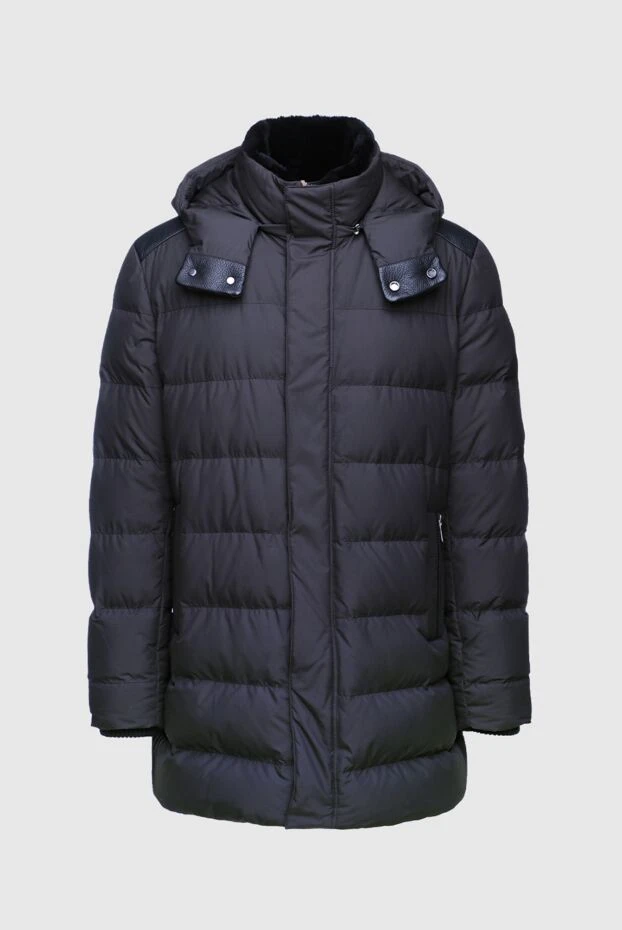 Bilancioni man men's down jacket made of wool and polyester blue buy with prices and photos 139753 - photo 1