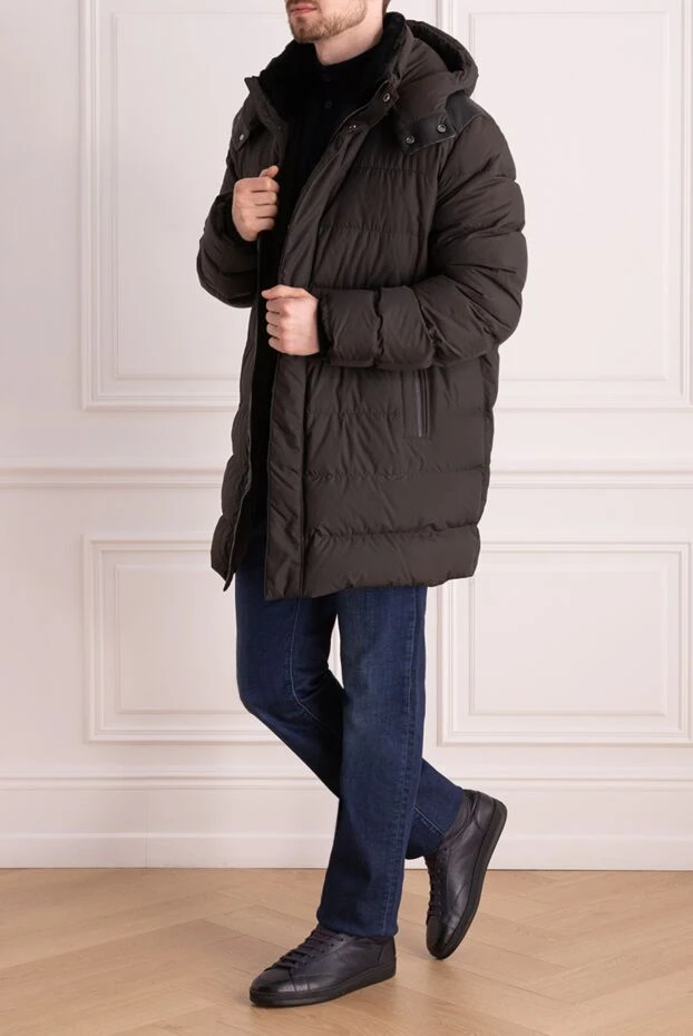 Bilancioni man men's down jacket made of wool and polyester blue buy with prices and photos 139753 - photo 2