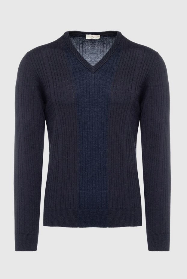 Bilancioni man cashmere, silk and wool jumper black for men buy with prices and photos 139772 - photo 1