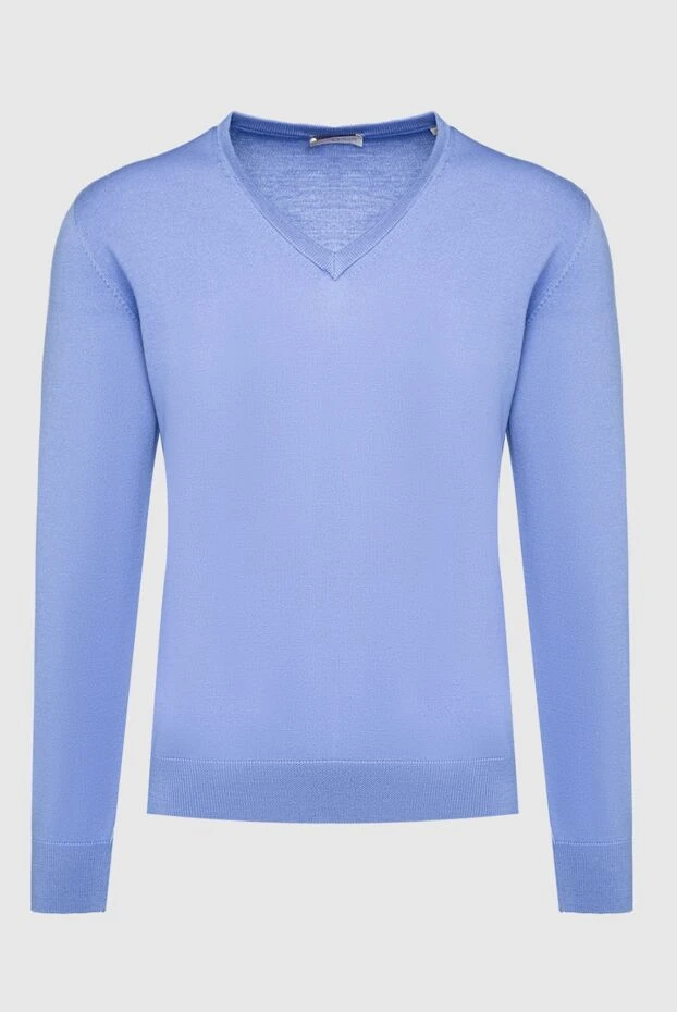 Bilancioni blue wool jumper for men 139778 - photo 1