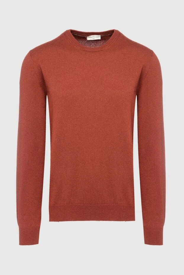 Bilancioni man cashmere jumper orange for men buy with prices and photos 139790 - photo 1