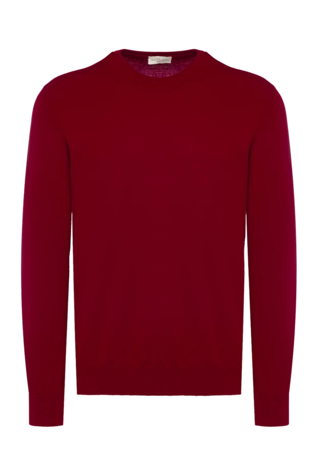 Bilancioni burgundy wool jumper for men 139797 - photo 1