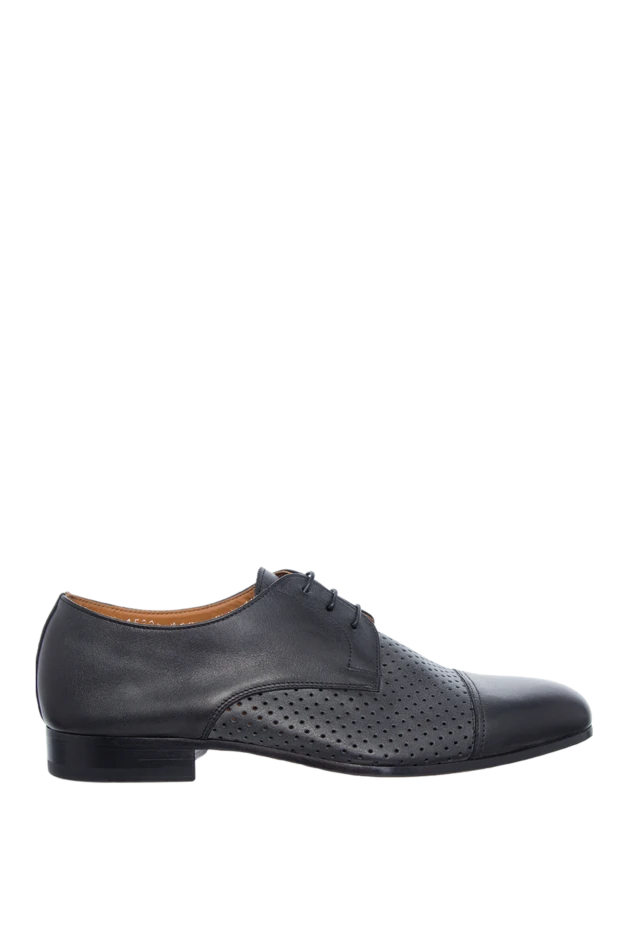 Doucal`s men's shoes made of black leather 139826 - photo 1