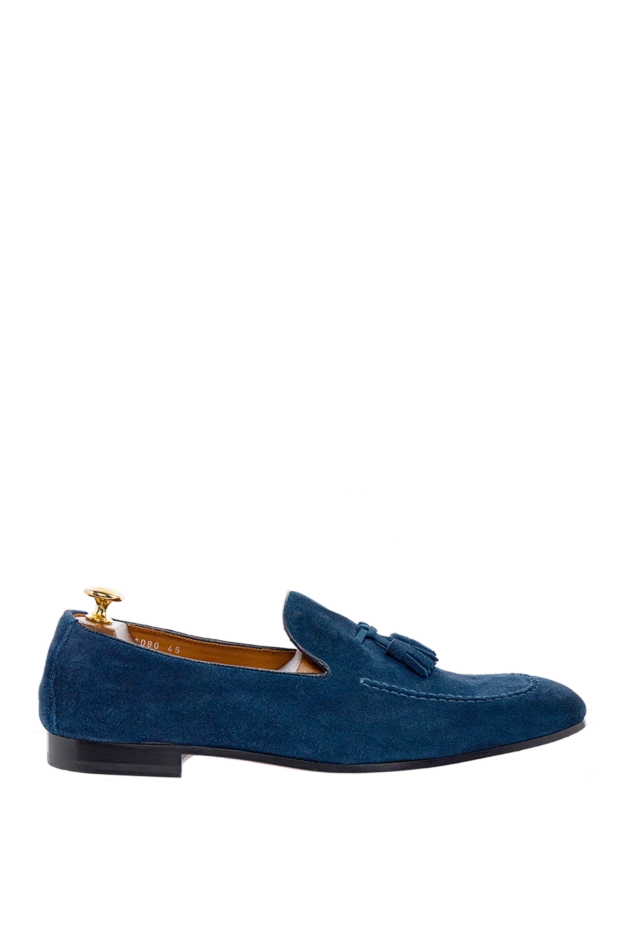 Doucal`s man blue suede loafers for men 139828 - photo 1