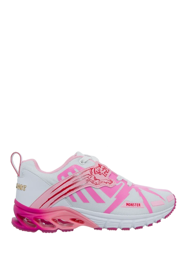 Plein Sport women's sneakers with white laces and pink logo 139844 - photo 1