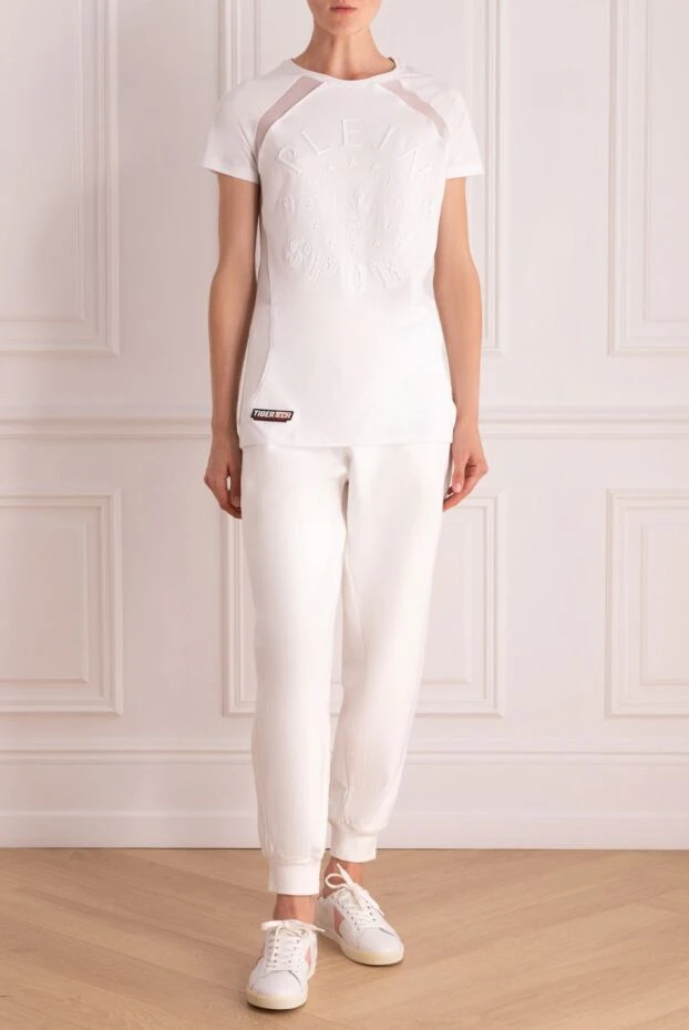 Plein Sport жіночі футболка з бавовни біла жіноча купити фото з цінами 139852 - фото 2