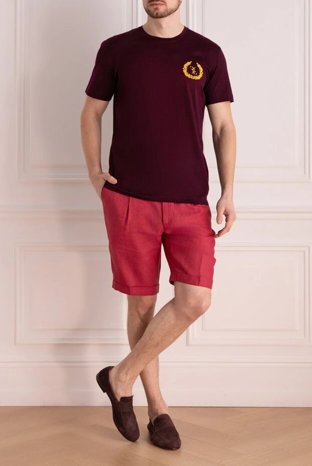 Billionaire man cotton t-shirt burgundy for men buy with prices and photos 139907 - photo 2