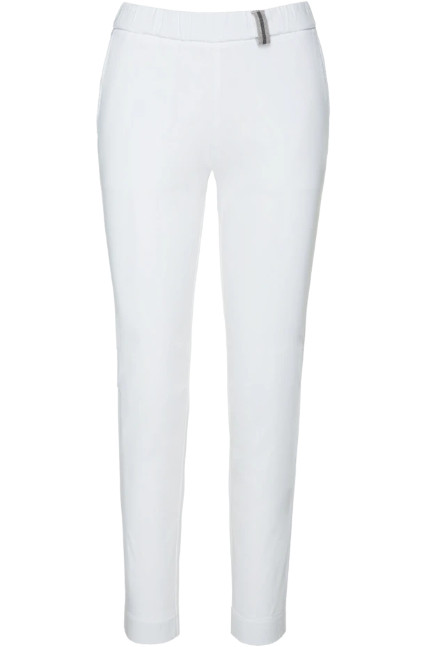 Panicale жіночі штани з бавовни білі жіночі купити фото з цінами 139977 - фото 1
