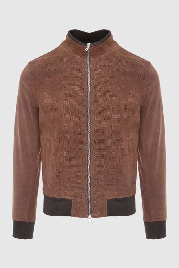 Barba Napoli чоловічі куртка замшева коричнева чоловіча купити фото з цінами 139998 - фото 1