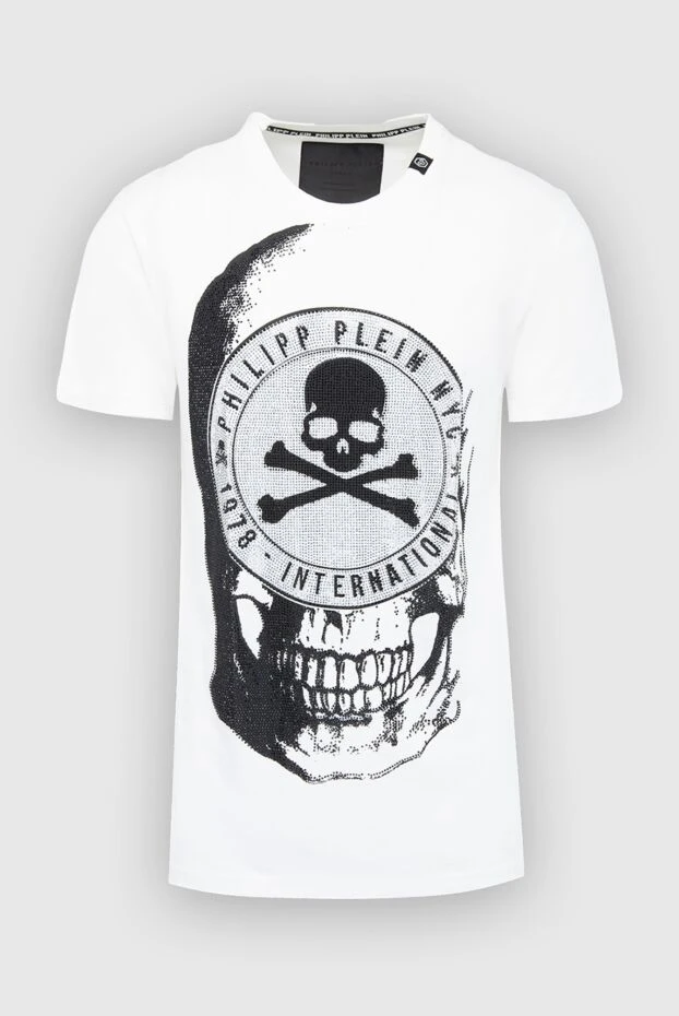 Philipp Plein man white cotton t-shirt for men buy with prices and photos 140016 - photo 1
