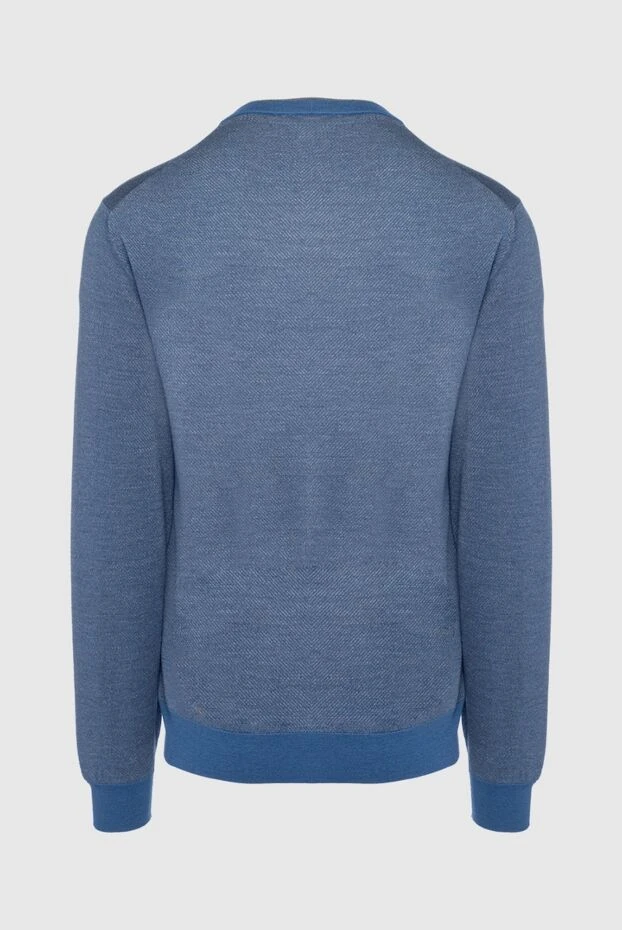 Brioni man blue wool and silk jumper for men buy with prices and photos 140022 - photo 2