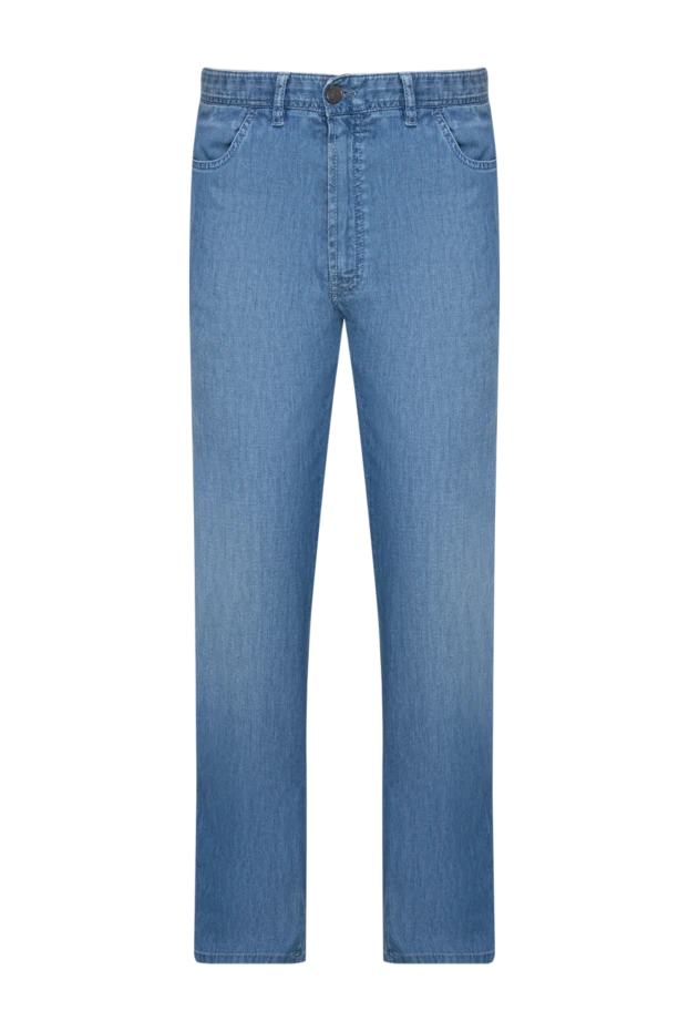 Brioni man blue cotton jeans for men buy with prices and photos 140027 - photo 1