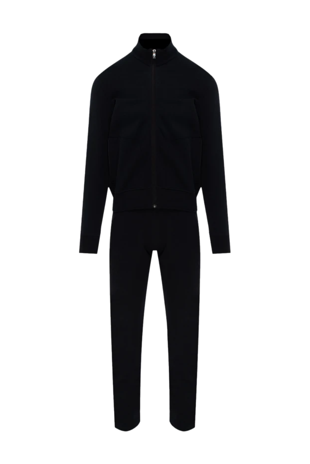 Corneliani мужские куртка спортивная мужская из хлопка черная купить с ценами и фото 140038 - фото 1