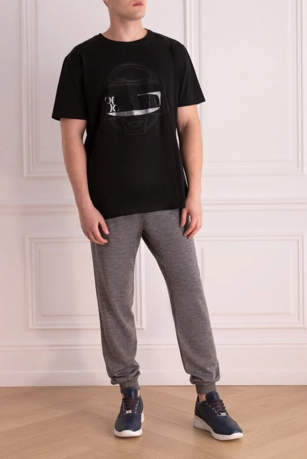 Billionaire man black cotton t-shirt for men buy with prices and photos 140047 - photo 2