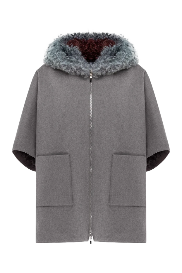 Fabio Gavazzi женские пальто из калгана коричневое женское купить с ценами и фото 140069 - фото 1