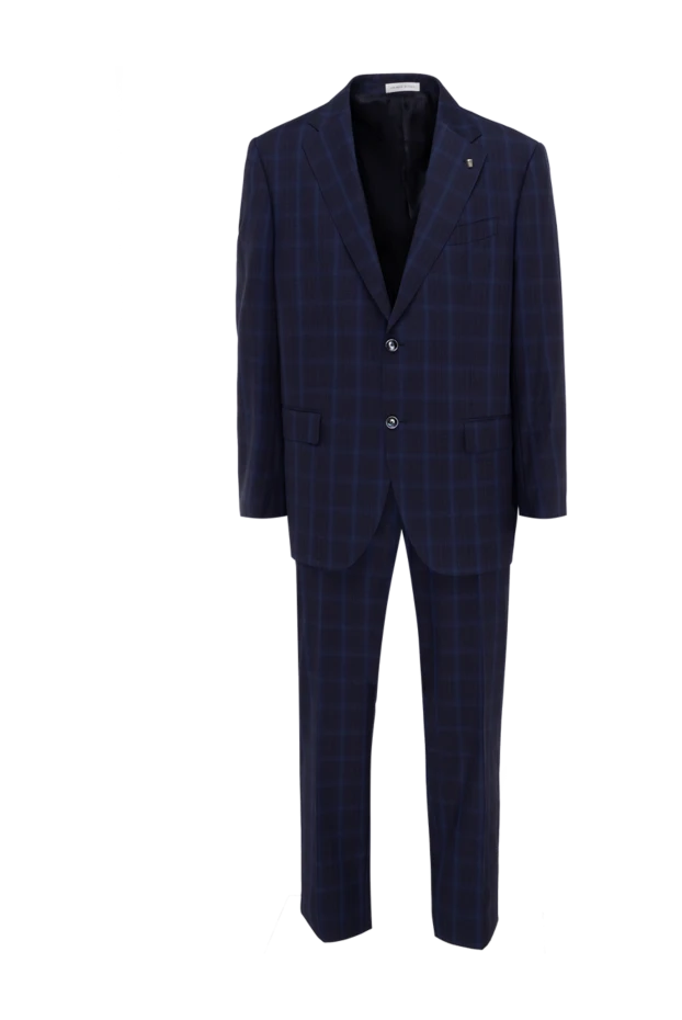Sartoria Latorre мужские костюм мужской из шерсти синий купить с ценами и фото 140088 - фото 1
