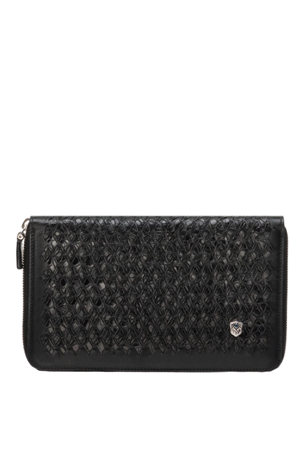 Tardini man black men's clutch bag made of genuine leather buy with prices and photos 140092 - photo 1