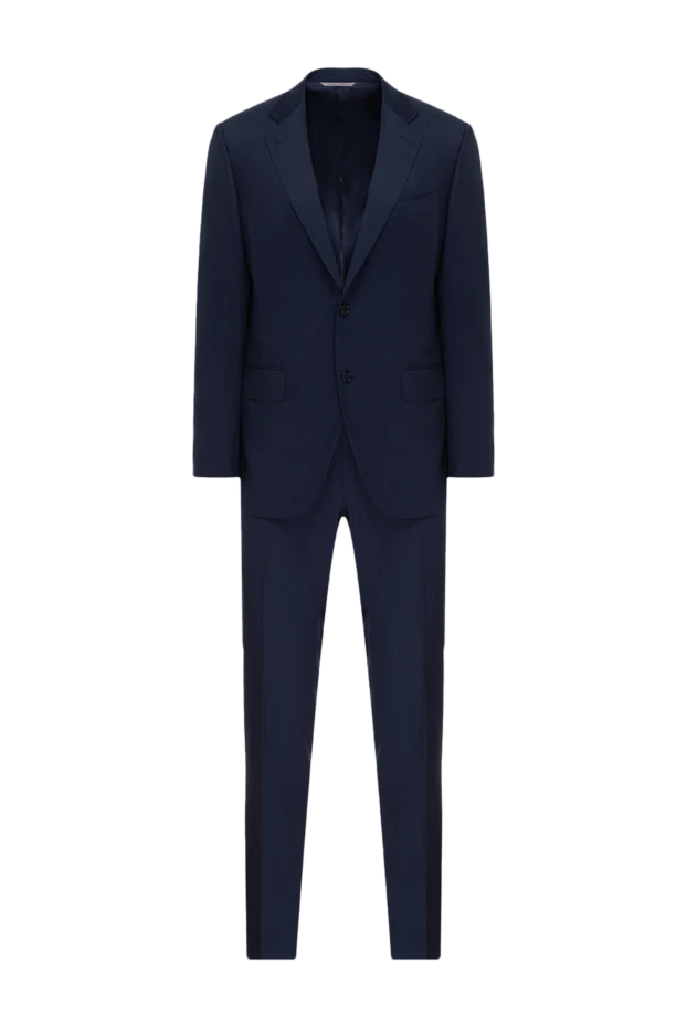 Canali man men's suit made of wool, blue 140144 - photo 1