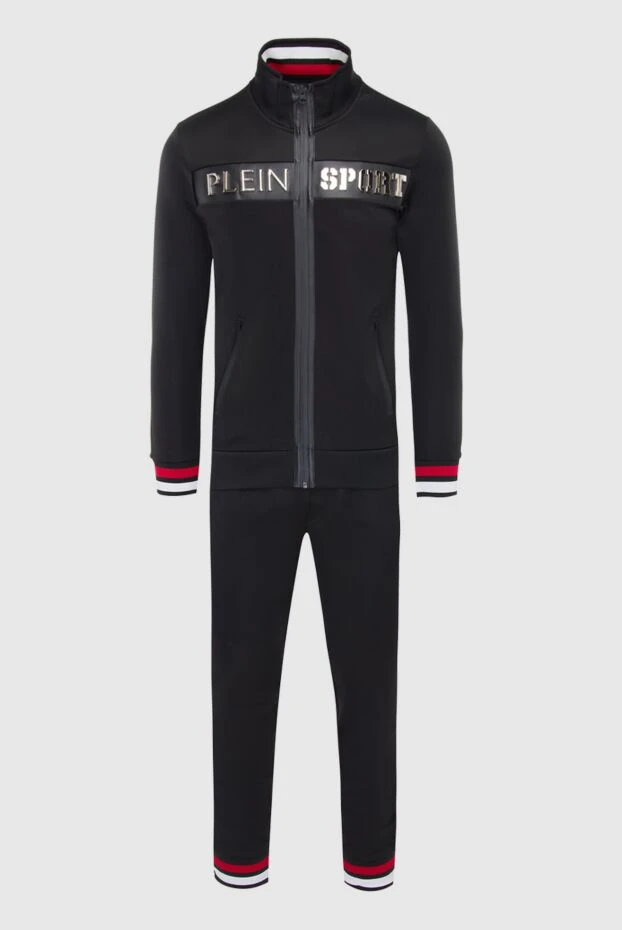 Plein Sport чоловічі костюм спортивний чоловічий з бавовни та поліестеру чорний купити фото з цінами 140159 - фото 1