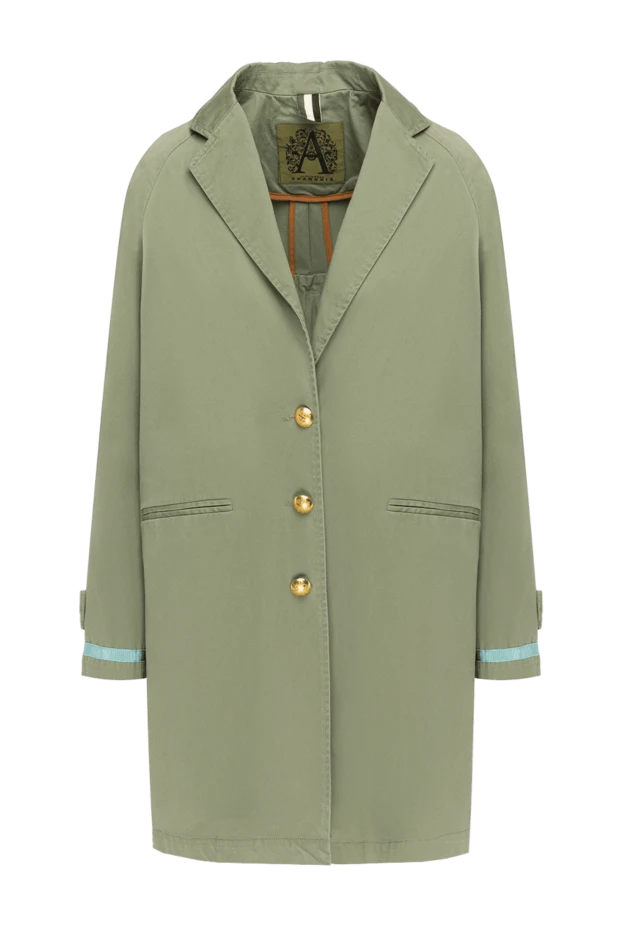 Alessandra Chamonix woman women's cotton green raincoat 140177 - photo 1