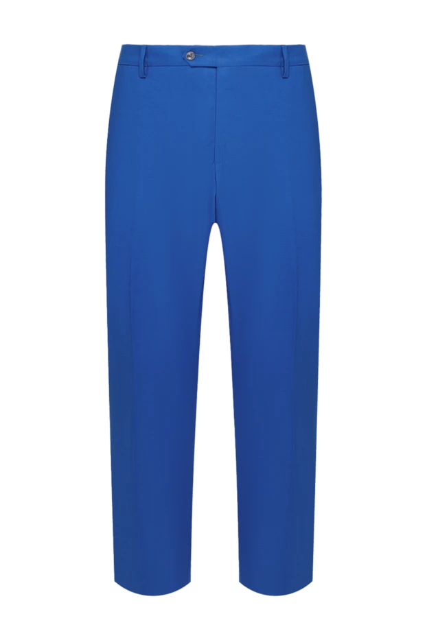 Cesare di Napoli blue wool pants for men 140187 - photo 1