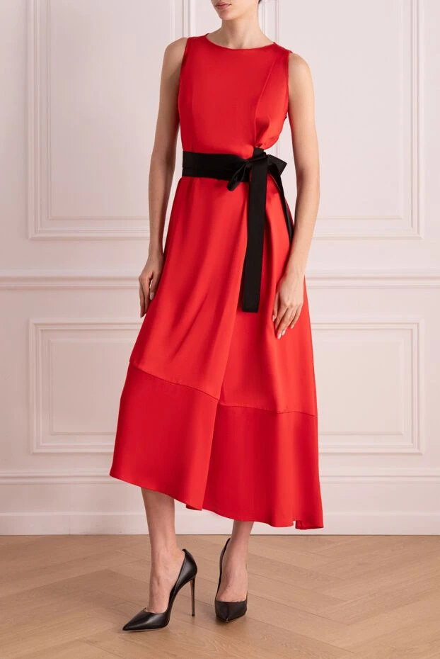 Amanda Wakeley жіночі сукня з шовку та поліестеру червона жіноча купити фото з цінами 140220 - фото 2