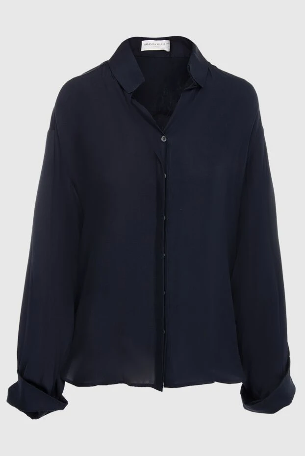 Amanda Wakeley woman gray silk blouse for women 140222 - photo 1